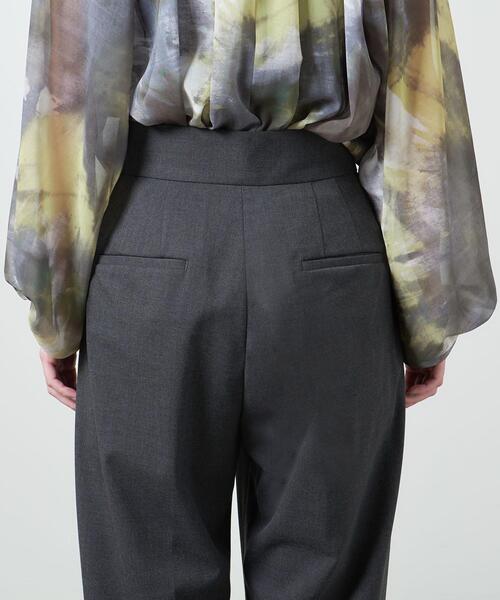 MARW UNITED ARROWS（マルゥ ユナイテッドアローズ）の「＜MARW UNITED ARROWS（マルゥ ユナイテッドアローズ）＞ サージ パンツ（その他パンツ・レディース・ダークグレー/ブラック・36/38）」の8枚目の写真