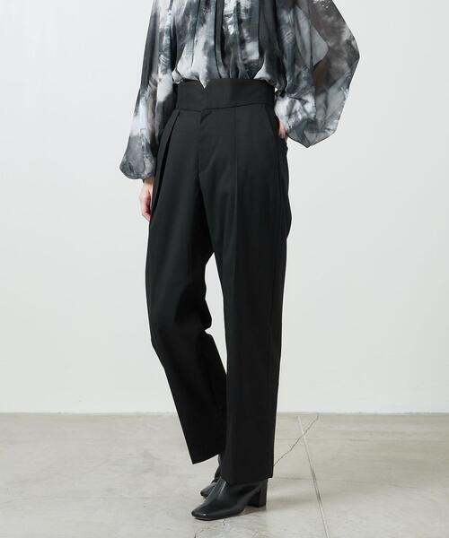 MARW UNITED ARROWS（マルゥ ユナイテッドアローズ）の「＜MARW UNITED ARROWS（マルゥ ユナイテッドアローズ）＞ サージ パンツ（その他パンツ・レディース・ダークグレー/ブラック・36/38）」の12枚目の写真