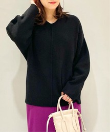 journal standard L'essage | ウールカシミヤ スムースVネックプルオーバー◆(ニット/セーター)