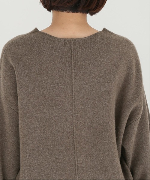 journal standard L'essage（ジャーナルスタンダードレサージュ）の「ウールカシミヤ スムースVネックプルオーバー◆（ニット/セーター・レディース・ブラック/ブラウン/ナチュラル・FREE）」の13枚目の写真
