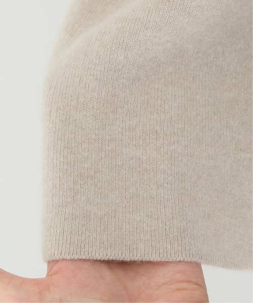 journal standard L'essage（ジャーナルスタンダードレサージュ）の「ウールカシミヤ スムースVネックプルオーバー◆（ニット/セーター・レディース・ブラック/ブラウン/ナチュラル・FREE）」の9枚目の写真