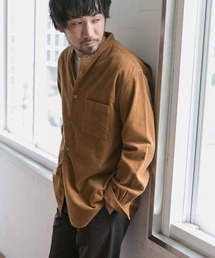 URBAN RESEARCH DOORS | コーデュロイバンドカラーシャツ(シャツ/ブラウス)