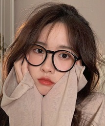 HALEY PESCA/プレーンフレーム クリア 丸メガネ