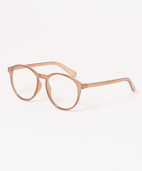 HALEY PESCA(ヘーリーペスカ)の「HALEY PESCA/プレーンフレーム クリア 丸メガネ(メガネ・レディース・ブラック/ベージュ/レオパード・FREE)」の14枚目の写真