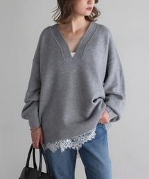 セール】Layered Polo Knit 12610508（ニット/セーター）｜TODAYFUL