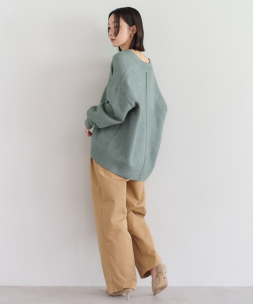 セール】ディープVネックニット（ニット/セーター）｜Bonjour Sagan