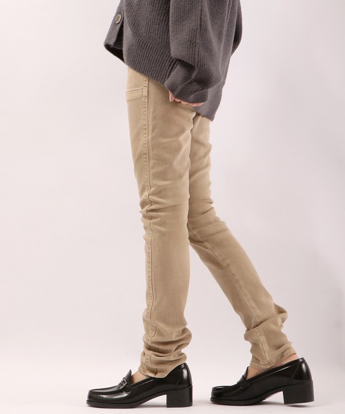 Antgauge(アントゲージ)の「NATALIE HIP OPEN SKINNY STRAIGHT(デニムパンツ・レディース・チャコールグレー/カーキ/アイボリー・S/M/SS/L)」の15枚目の写真