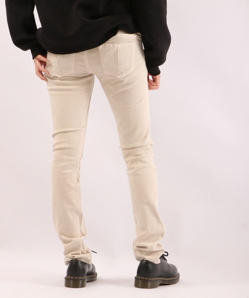 Antgauge(アントゲージ)の「NATALIE HIP OPEN SKINNY STRAIGHT(デニムパンツ・レディース・チャコールグレー/カーキ/アイボリー・S/M/SS/L)」の5枚目の写真