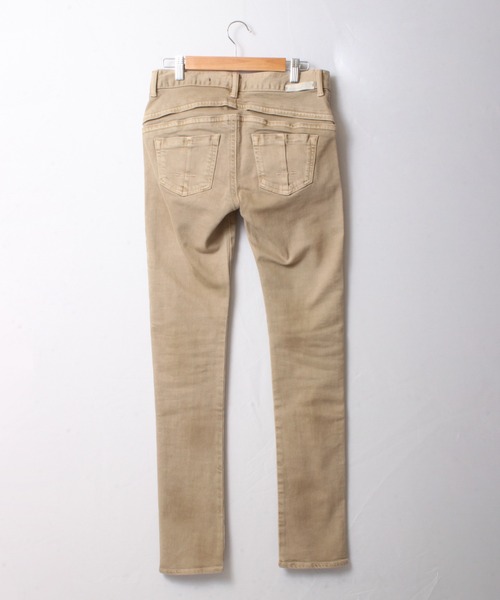 Antgauge(アントゲージ)の「NATALIE HIP OPEN SKINNY STRAIGHT(デニムパンツ・レディース・チャコールグレー/カーキ/アイボリー・S/M/SS/L)」の19枚目の写真