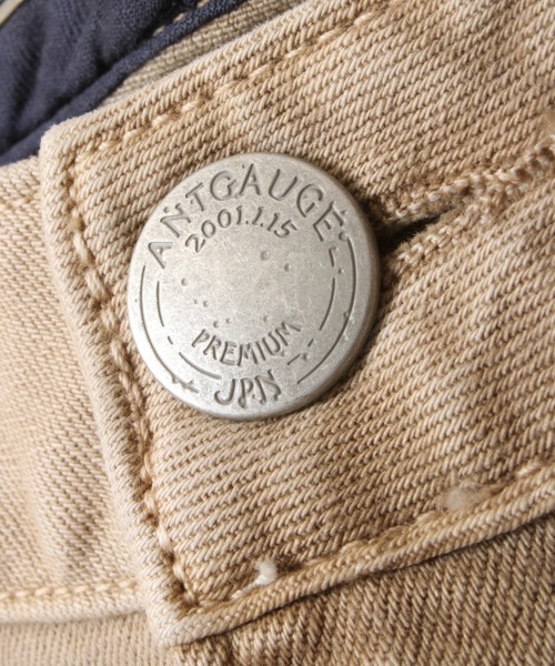 Antgauge(アントゲージ)の「NATALIE HIP OPEN SKINNY STRAIGHT(デニムパンツ・レディース・チャコールグレー/カーキ/アイボリー・S/M/SS/L)」の20枚目の写真