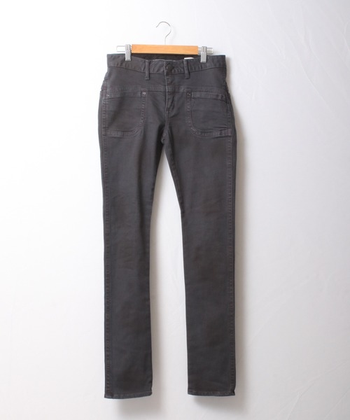 Antgauge(アントゲージ)の「NATALIE HIP OPEN SKINNY STRAIGHT(デニムパンツ・レディース・チャコールグレー/カーキ/アイボリー・S/M/SS/L)」の13枚目の写真