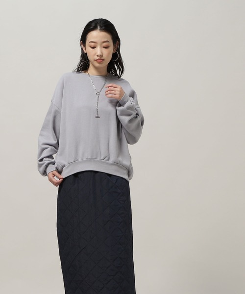 NATURAL BEAUTY BASIC（ナチュラルビューティーベーシック）の「サイドタック裏毛プルオーバー（スウェット・レディース・ピンク/ブルー/グレー系その他・MEDIUM）」の8枚目の写真