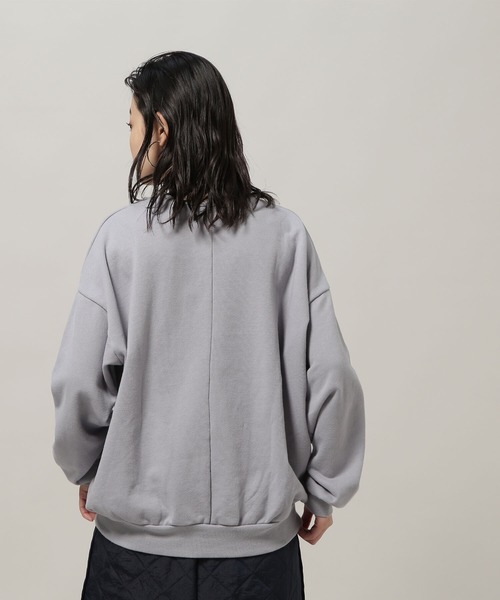 NATURAL BEAUTY BASIC（ナチュラルビューティーベーシック）の「サイドタック裏毛プルオーバー（スウェット・レディース・ピンク/ブルー/グレー系その他・MEDIUM）」の9枚目の写真