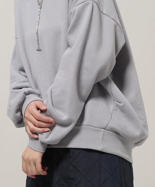 NATURAL BEAUTY BASIC（ナチュラルビューティーベーシック）の「サイドタック裏毛プルオーバー（スウェット・レディース・ピンク/ブルー/グレー系その他・MEDIUM）」の11枚目の写真