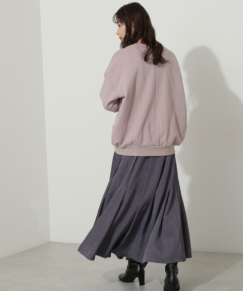 NATURAL BEAUTY BASIC（ナチュラルビューティーベーシック）の「サイドタック裏毛プルオーバー（スウェット・レディース・ピンク/ブルー/グレー系その他・MEDIUM）」の21枚目の写真
