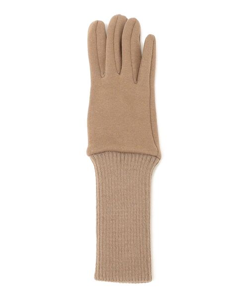 Sergio De Rosa（セルジオデローザ）の「Sergio De Rosa:ロングリブグローブ（手袋・レディース・ベージュ/ブラック・ONE SIZE）」の5枚目の写真