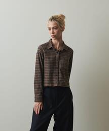 Steven Alan | ＜Steven Alan＞CHECK REVERSE SEAM SHORT SHIRT/シャツ(シャツ/ブラウス)