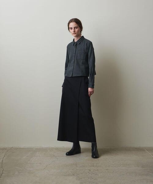 Steven Alan（スティーブンアラン）の「＜Steven Alan＞CHECK REVERSE SEAM SHORT SHIRT/シャツ（シャツ/ブラウス・レディース・ブラウン/ダークグレー・S/M）」の7枚目の写真