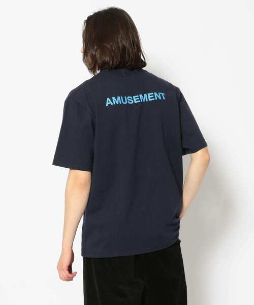 Modern Amusement(モダンアミューズメント)の「ModernAmusement/モダンアミューズメント/LOGO TEE(Tシャツ/カットソー・メンズ・ホワイト/ネイビー・MEDIUM/SMALL/LARGE)」の5枚目の写真