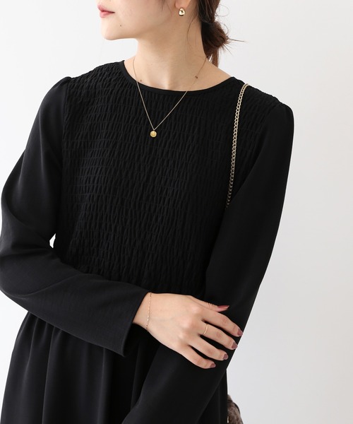 SLOBE IENA（スローブイエナ）の「シャーリングクルーネック