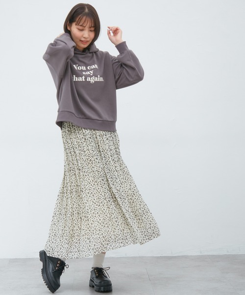 Honeys（ハニーズ）の「プリーツスカート（スカート・レディース・ベージュ/ブラック系その他/グリーン系その他/ブルー系その他/ベージュ×ブラック・S/M/L）」の14枚目の写真