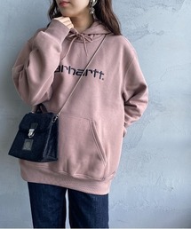 [carhartt WIP/カーハートダブリューアイピー] carhartt ブランドロゴスウェットパーカー