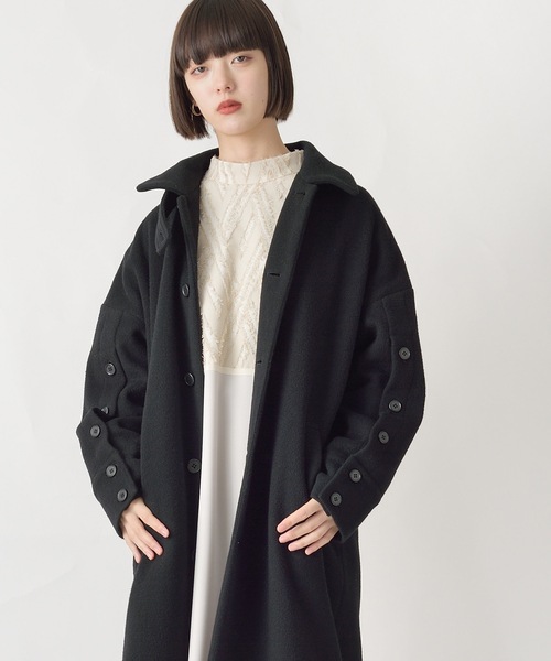 La SRIC（ラスリック）の「La SRIC / ボタンスリーブCT（その他アウター・レディース・ブラック/ブルー系その他・38）」の10枚目の写真