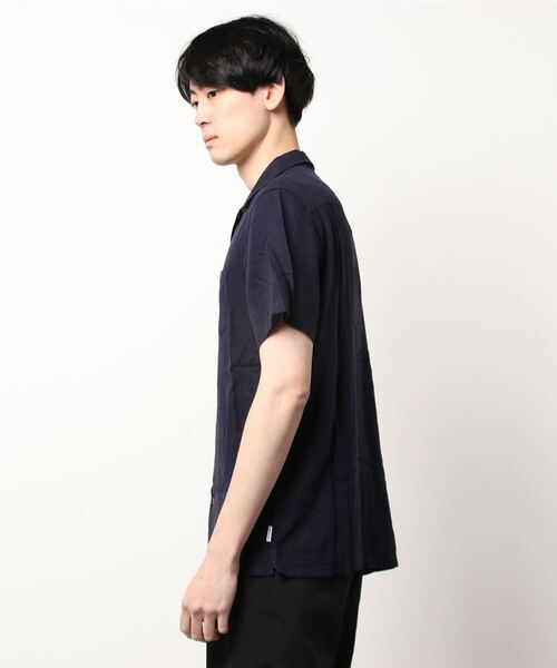 BANKS(バンクス)の「SS SHIRT/BANKS(バンクス)半袖シャツ(シャツ/ブラウス・メンズ・ラベンダー/ダークブルー・SMALL/MEDIUM/LARGE/X-LARGE)」の3枚目の写真