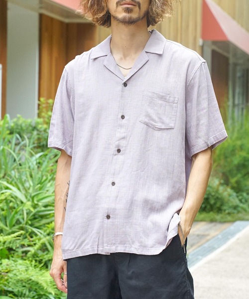 BANKS(バンクス)の「SS SHIRT/BANKS(バンクス)半袖シャツ(シャツ/ブラウス・メンズ・ラベンダー/ダークブルー・SMALL/MEDIUM/LARGE/X-LARGE)」の22枚目の写真