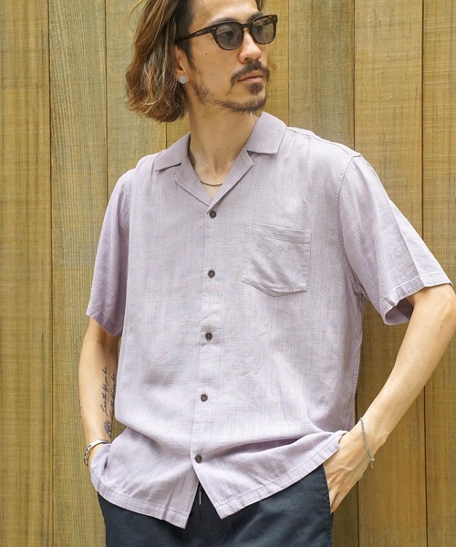 BANKS(バンクス)の「SS SHIRT/BANKS(バンクス)半袖シャツ(シャツ/ブラウス・メンズ・ラベンダー/ダークブルー・SMALL/MEDIUM/LARGE/X-LARGE)」の20枚目の写真