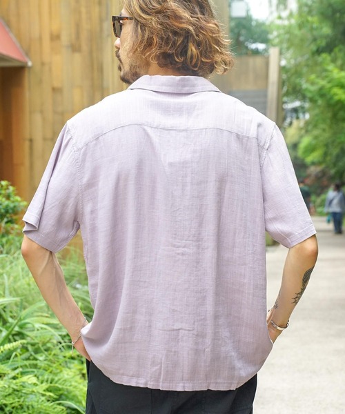BANKS(バンクス)の「SS SHIRT/BANKS(バンクス)半袖シャツ(シャツ/ブラウス・メンズ・ラベンダー/ダークブルー・SMALL/MEDIUM/LARGE/X-LARGE)」の13枚目の写真