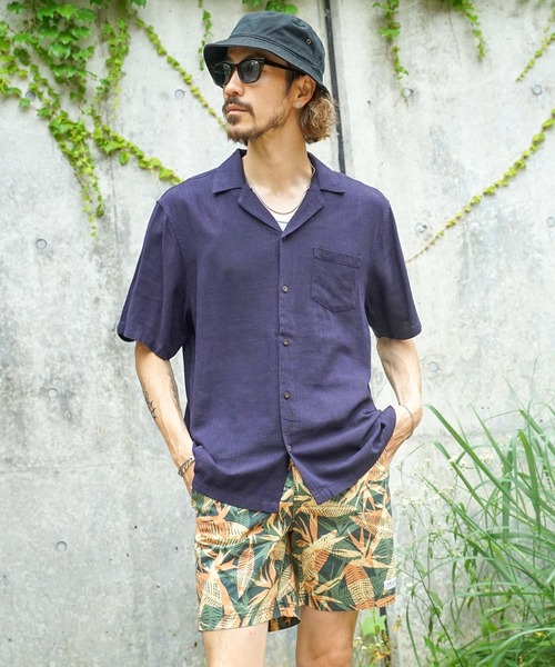 BANKS(バンクス)の「SS SHIRT/BANKS(バンクス)半袖シャツ(シャツ/ブラウス・メンズ・ラベンダー/ダークブルー・SMALL/MEDIUM/LARGE/X-LARGE)」の12枚目の写真