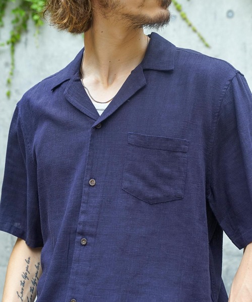BANKS(バンクス)の「SS SHIRT/BANKS(バンクス)半袖シャツ(シャツ/ブラウス・メンズ・ラベンダー/ダークブルー・SMALL/MEDIUM/LARGE/X-LARGE)」の11枚目の写真