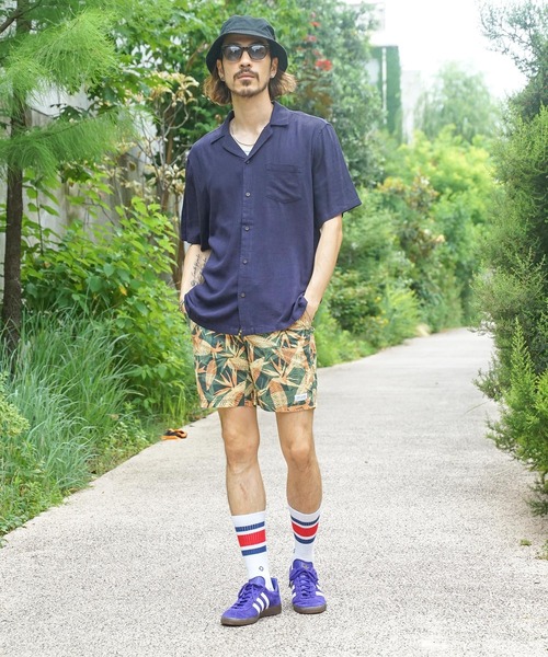 BANKS(バンクス)の「SS SHIRT/BANKS(バンクス)半袖シャツ(シャツ/ブラウス・メンズ・ラベンダー/ダークブルー・SMALL/MEDIUM/LARGE/X-LARGE)」の5枚目の写真