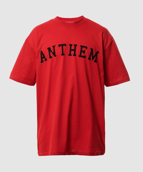 032c(ゼロスリーツーシー)の「ANTHEM TEE(Tシャツ/カットソー・メンズ・レッド・M/L/XL)」の1枚目の写真