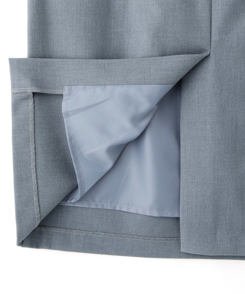 N.（N. Natural Beauty Basic）（エヌエヌナチュラルビューティーベーシック）の「◆フロントボタンサスペンダー付タイトスカート（スカート・レディース・ブラック/ブラウン/ブルー・MEDIUM）」の21枚目の写真