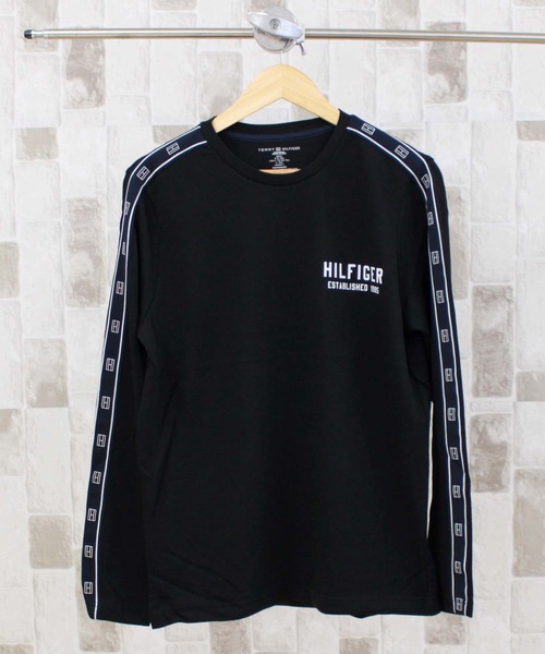 TOMMY HILFIGER（トミーヒルフィガー）の「サイドラインスウェットプルオーバー 09T4087（スウェット・メンズ・ホワイト/ブラック/チャコール/ネイビー/アイボリー/グレー・S/M/L/XL）」の3枚目の写真