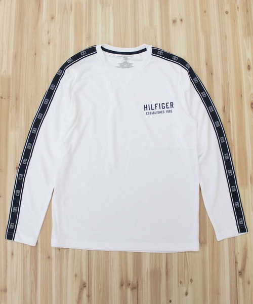 TOMMY HILFIGER（トミーヒルフィガー）の「サイドラインスウェットプルオーバー 09T4087（スウェット・メンズ・ホワイト/ブラック/チャコール/ネイビー/アイボリー/グレー・S/M/L/XL）」の8枚目の写真