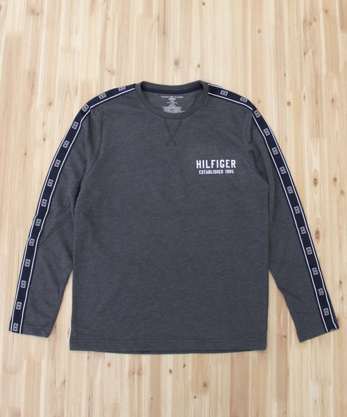 TOMMY HILFIGER（トミーヒルフィガー）の「サイドラインスウェットプルオーバー 09T4087（スウェット・メンズ・ホワイト/ブラック/チャコール/ネイビー/アイボリー/グレー・S/M/L/XL）」の19枚目の写真