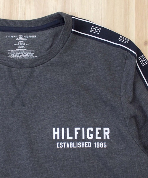 TOMMY HILFIGER（トミーヒルフィガー）の「サイドラインスウェットプルオーバー 09T4087（スウェット・メンズ・ホワイト/ブラック/チャコール/ネイビー/アイボリー/グレー・S/M/L/XL）」の20枚目の写真