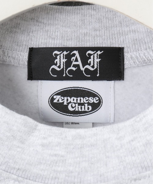 Zepanese Club(ゼパニーズクラブ)の「【FAF × ZPC】SWEAT CREW(スウェット・メンズ・グレー・SMALL/MEDIUM/LARGE)」の14枚目の写真