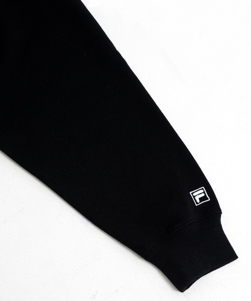 FILA(フィラ)の「【FILA/フィラ】WEB限定 別注 ワンポイント カレッジロゴ ビックシルエット ドロップショルダー パーカー フ―ディー 裏毛(パーカー・メンズ・ホワイト/ブラック/ネイビー/ピンク系その他・LL/M/L)」の12枚目の写真