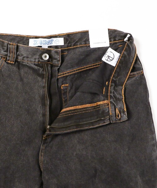 POLAR（ポラール）の「POLAR SKATE CO. / Big Boy Jeans（デニムパンツ・メンズ・ブラック/ブルー系その他4・MEDIUM/LARGE）」の3枚目の写真