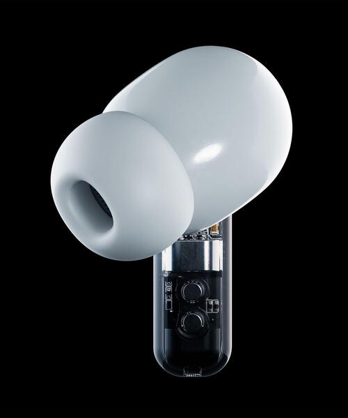 UNITED ARROWS（ユナイテッドアローズ）の「＜Nothing（ナッシング）＞  Nothing ear (1) /イヤホン（ヘッドフォン/イヤホン・メンズ・ホワイト/ブラック・FREE）」の3枚目の写真