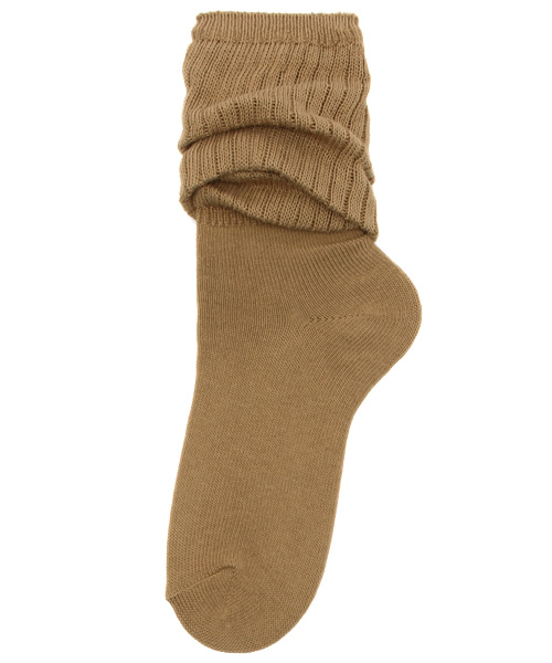 WEGO（ウィゴー）の「WEGO/クシュクシュソックス（ソックス/靴下・レディース・ホワイト/ブラック/ライトグレー/ライム/サックスブルー/ネイビー/ライトパープル/イエロー/キャメル/ピンク・FREE）」の10枚目の写真