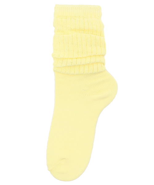 WEGO（ウィゴー）の「WEGO/クシュクシュソックス（ソックス/靴下・レディース・ホワイト/ブラック/ライトグレー/ライム/サックスブルー/ネイビー/ライトパープル/イエロー/キャメル/ピンク・FREE）」の9枚目の写真