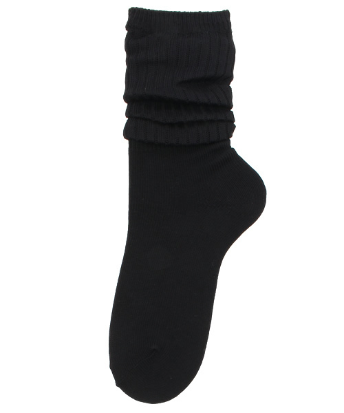 WEGO（ウィゴー）の「WEGO/クシュクシュソックス（ソックス/靴下・レディース・ホワイト/ブラック/ライトグレー/ライム/サックスブルー/ネイビー/ライトパープル/イエロー/キャメル/ピンク・FREE）」の3枚目の写真