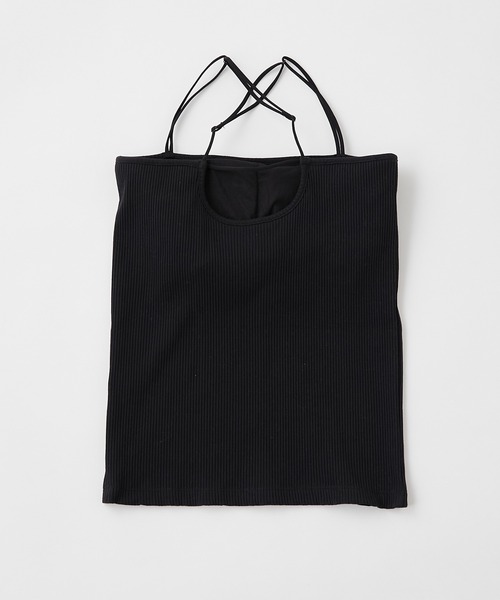 Chico（チコ）の「【WEB限定サイズあり】パット付きバッククロスベアキャミソール（キャミソール・レディース・アイボリー/ブラック/グレー/ピンク/ミント・FREE/X-SMALL）」の11枚目の写真