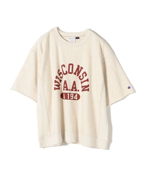 Champion(チャンピオン)の「【SHIPS別注】Champion:カットスリーブカレッジスウェット◆(スウェット・レディース・ホワイト/ライトグレー/ナチュラル・ONE SIZE)」の6枚目の写真