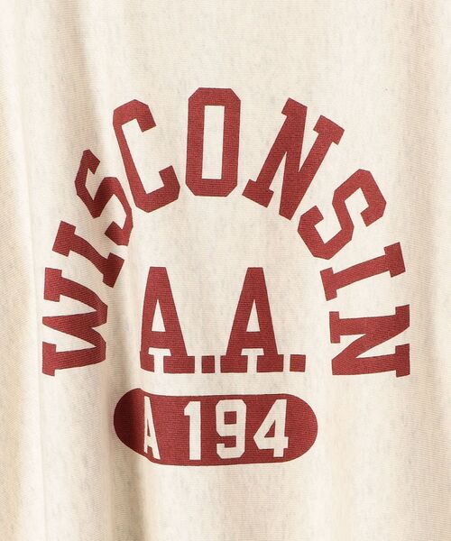 Champion(チャンピオン)の「【SHIPS別注】Champion:カットスリーブカレッジスウェット◆(スウェット・レディース・ホワイト/ライトグレー/ナチュラル・ONE SIZE)」の7枚目の写真